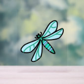 Drachenfliege Acrylschild (Neutral)
