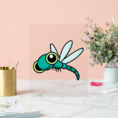 Drachenfliege Acrylschild (Hochzeit)