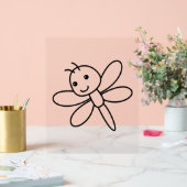 Drachenfliege Acrylschild (Hochzeit)