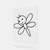 Drachenfliege Acrylschild (Winkel)