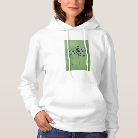 Drachenfliege auf Gras, Kanada Hoodie (Vorderseite)