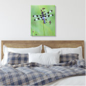 Drachenfliege auf Gras, Kanada Leinwanddruck (Insitu (Schlafzimmer))