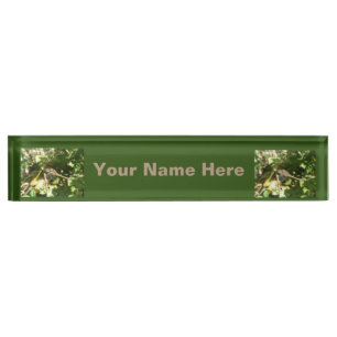 Drachenfliege auf Twig Custom Namplate Namensplakette