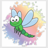 Drachenfliege Aufkleber (Blatt)