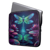 Drachenfliege, Augen fangende Neontiere Laptopschutzhülle (Vorderseite Links)