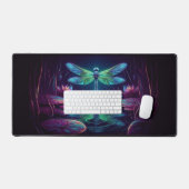 Drachenfliege, Augen fangende Neontiere Schreibtischunterlage (Tastatur & Maus)