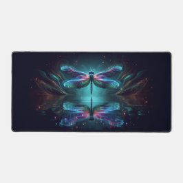 Drachenfliege, Augen fangende Neontiere Schreibtischunterlage