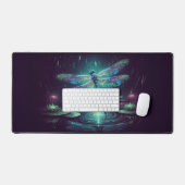 Drachenfliege, Augen fangende Neontiere Schreibtischunterlage (Tastatur & Maus)