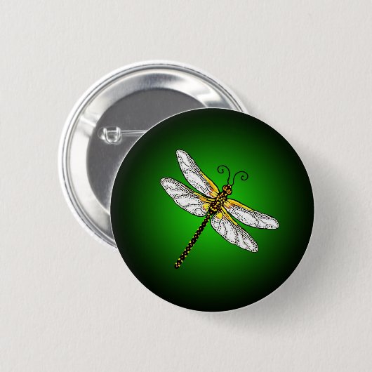 Drachenfliege Button (Vorne & Hinten)