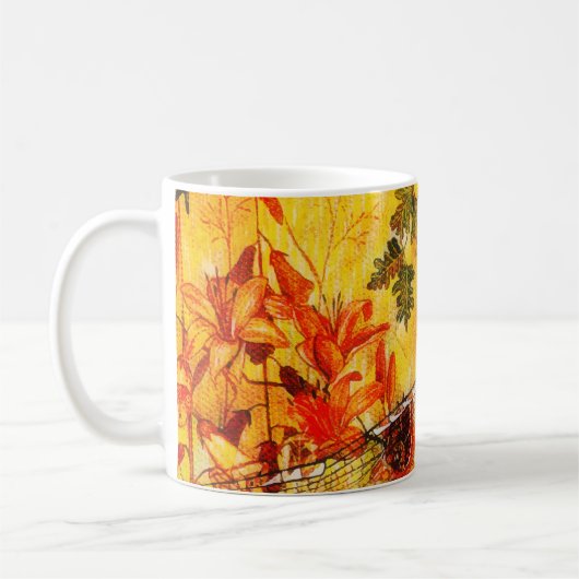 Drachenfliege im Herbst Kaffeetasse (Links)