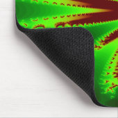 Drachenfliege in Flammen Mousepad (Ecke)