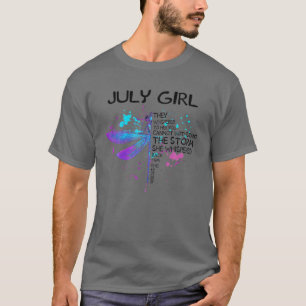 Drachenfliege Juli Mädchen sie flüsterten zu ihrem T-Shirt