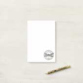 Drachenfliege Mandala Post-it Klebezettel (Auf Schreibtisch)