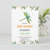 Drachenfliege-Party Einladung (Stehend Vorderseite)