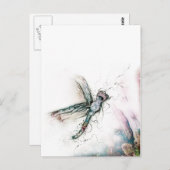 Drachenfliege Postkarte (Vorne/Hinten)