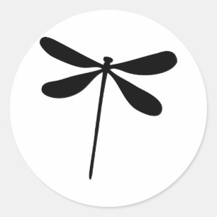 Drachenfliege Runder Aufkleber