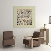 Drachenfliege Serenade: Eine Art-Déco-Landschaft Poster