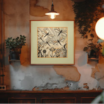 Drachenfliege Serenade: Eine Art-Déco-Landschaft