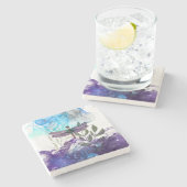 Drachenfliege Steinuntersetzer (Seitenansicht)