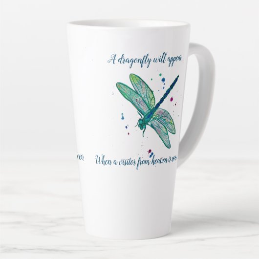 Drachenfliege-Tasse Milchtasse (Rechte Ecke)