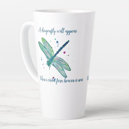 Drachenfliege-Tasse Milchtasse (Linke Ecke)