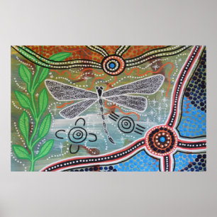 Drachenfliege-Traumposter Poster