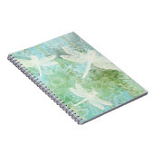 Drachenfliege und Blume Notizblock (Rechte Seite)