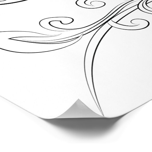 Drachenfliege zeichne Erwachsenenfarbposter Poster (Ecke)