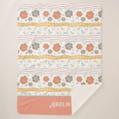 Drachenfliegen Blume Hübsche Inspiritivität Sherpadecke (Vorderseite)