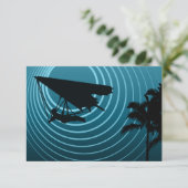 Drachenfliegen Einladung (Stehend Vorderseite)