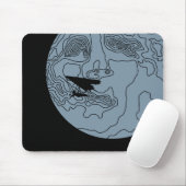 Drachenfliegen im Mondlicht Mousepad (Mit Mouse)