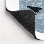Drachenfliegen im Mondlicht Mousepad (Ecke)