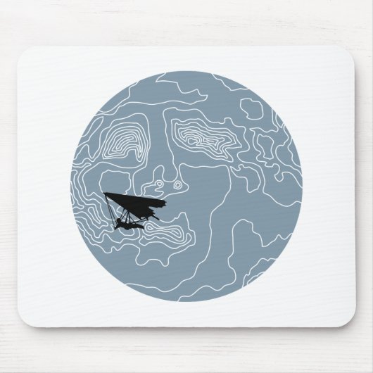 Drachenfliegen im Mondlicht Mousepad (Vorne)
