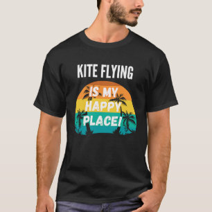 Drachenfliegen ist mein glücklicher Ort Vintag Ret T-Shirt