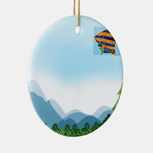 Drachenfliegen Keramik Ornament (Rechts)