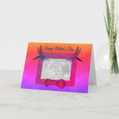 Drachenfliegen Personalisierte Foto Muttertagskart Karte (Vorderseite)