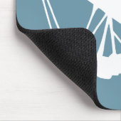 Drachenfliegen-Silhouette Mousepad (Ecke)