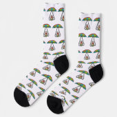 Drachenfliegen Socken (Linkes Detail)