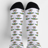 Drachenfliegen Socken (Oben)