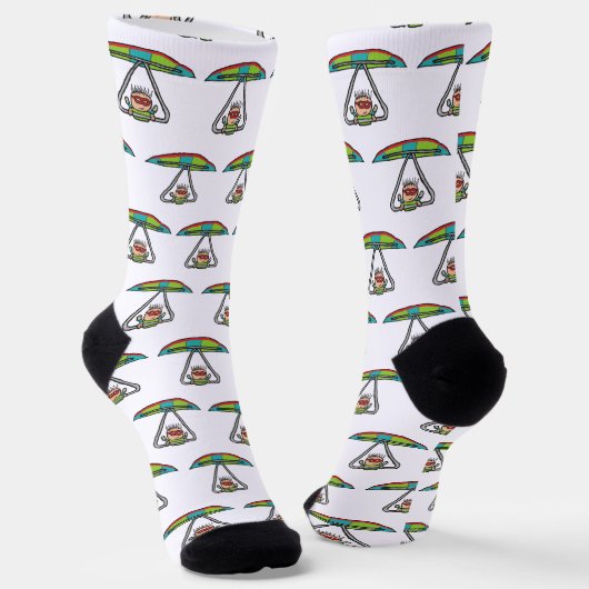 Drachenfliegen Socken (Gewinkelt)