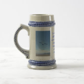Drachenfliegen Stein Bierglas (Links)