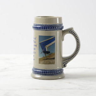 Drachenfliegen Stein Bierglas