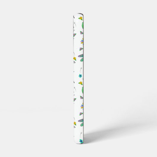 Drachenfliegen und Kronleuchter Hand gezogen Samsung Galaxy Hülle (Linke Seite)