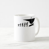Drachenfliegenevolution Kaffeetasse (VorderseiteRechts)