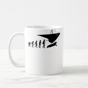 Drachenfliegenevolution Kaffeetasse
