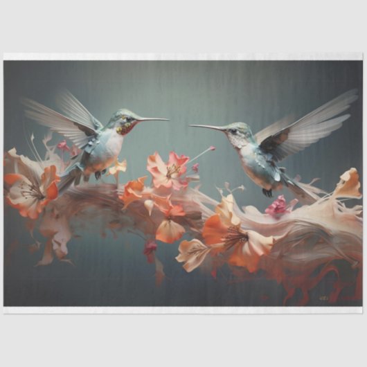 Drachenfliegenflattern über Pfirsichbäumen-Blume d Seidenpapier (Vorderseite)