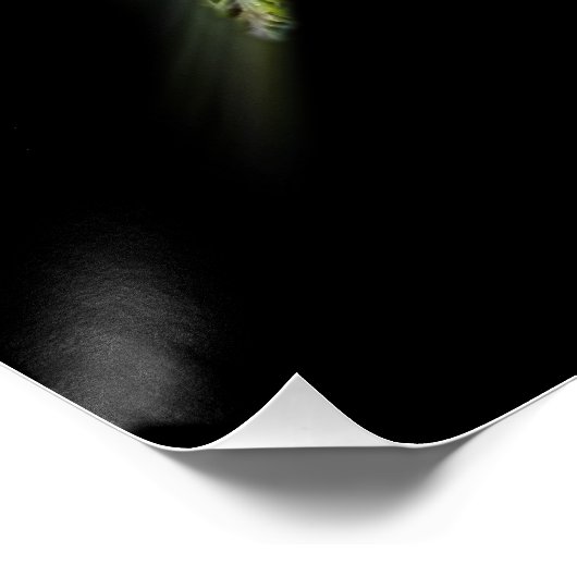 Drachenfliegenförmige Blätter Poster (Ecke)