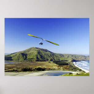 Drachenflieger, Otago-Halbinsel, bei Dunedin, Poster