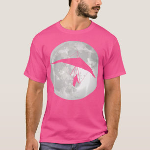 Drachenflieger Schweben Vollmond Hochfliegen Drach T-Shirt