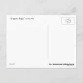 Drachenfliegerpostkarte Postkarte (Rückseite)
